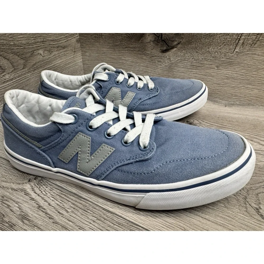 New Balance All Coasts AM331BSL Canvas Skateboarding Shoes Mens 8.5 Blue Sneaker